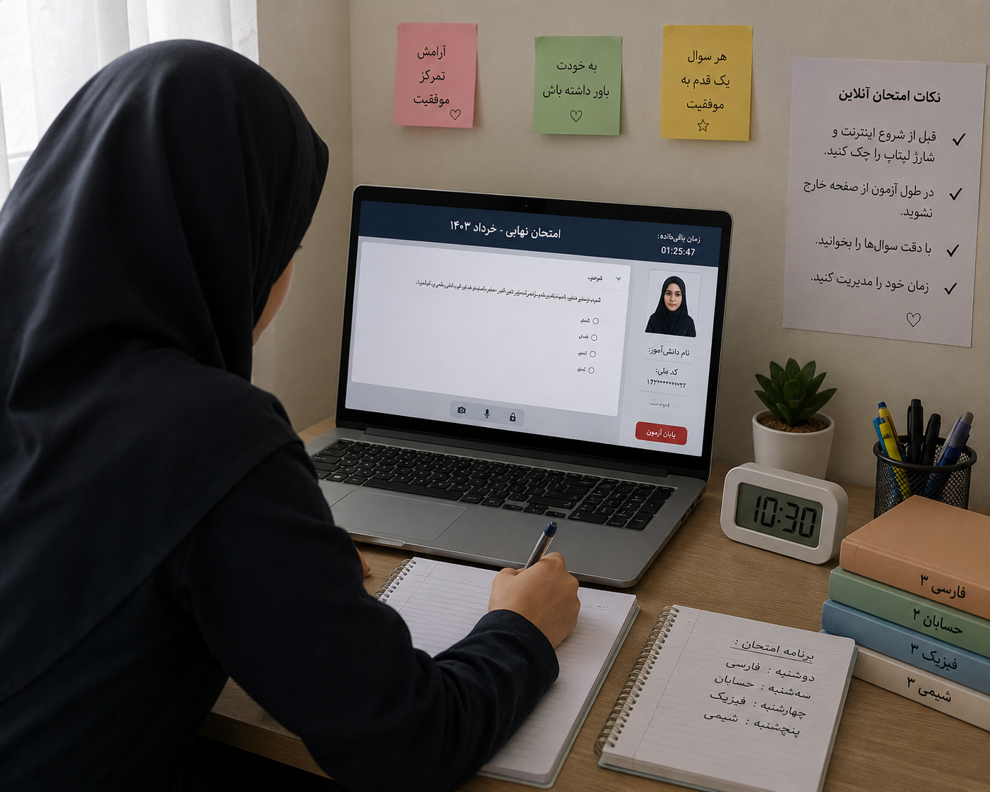 امتحانات نهایی آنلاین  ۱۷ ثور جهت ارتقای صنف و اخذ مداریک مشروط - ۱۴۰۵